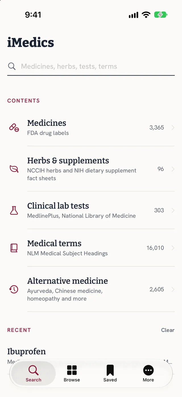 Medics on iPhone